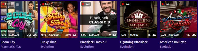 live casino slotwish